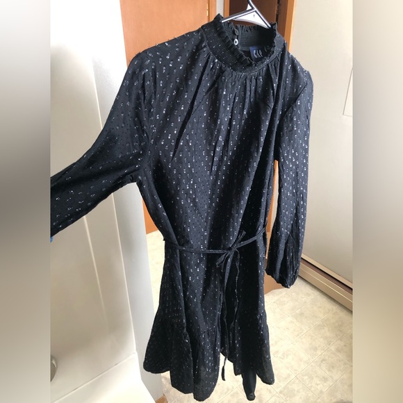 NWT Gap Mockneck Metallic Mini Dress Size S - Picture 6 of 12